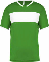 Proact Férfi póló Proact PA4000 Adults' Short-Sleeved Jersey -2XL, Green/White