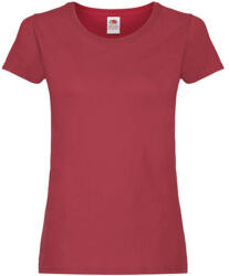 Fruit of the Loom Női póló Rövid ujjú Fruit of the Loom Original T Lady-Fit - L, Heather téglavörös