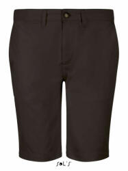 SOL'S Férfi rövid nadrág SOL'S SO01659 Sol'S Jasper - Men'S Chino Shorts -38, Black