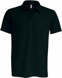 Proact Férfi póló Proact PA482 Men'S Short-Sleeved polo Shirt -XL, Black