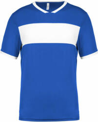 Proact Férfi póló Proact PA4000 Adults' Short-Sleeved Jersey -2XL, Sporty Royal Blue/White
