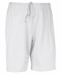 Proact Férfi rövid nadrág Proact PA101 Sports Shorts -XS, White