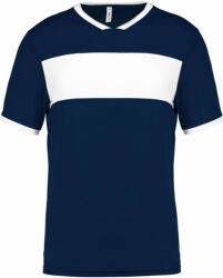 Proact Férfi póló Proact PA4000 Adults' Short-Sleeved Jersey -2XL, Sporty Navy/White