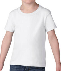 Gildan Gyerek póló Rövid ujjú Gildan Heavy Cotton Toddler T-Shirt - 3T (98/S), Fehér