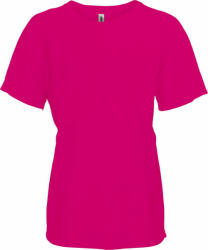 Proact Gyerek póló Proact PA445 Kids' Short Sleeved Sports T-Shirt -6/8, Fuchsia