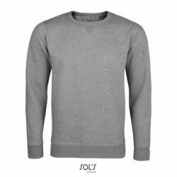 SOL'S Férfi pulóver SOL'S SO02990 Sol'S Sully - Men’S Round-neck Sweatshirt -S, Grey Melange