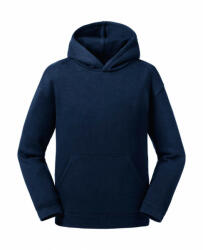 Russell Gyerek kapucnis hosszú ujjú pulóver Russell Europe Kids' Authentic Hooded Sweat 3XL (164/13-14), Sötétkék (navy)