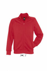 SOL'S Férfi pulóver SOL'S SO47200 Sol'S Sundae - Men’S Zipped Jacket -XL, Red