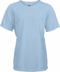 Proact Gyerek póló Proact PA445 Kids' Short Sleeved Sports T-Shirt -8/10, Sky Blue