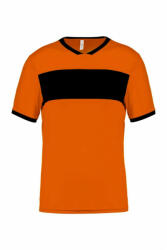 Proact Férfi póló Proact PA4000 Adults' Short-Sleeved Jersey -XL, Orange/Black