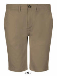 SOL'S Férfi rövid nadrág SOL'S SO01659 Sol'S Jasper - Men'S Chino Shorts -40, Chestnut