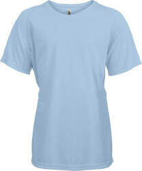 Proact Gyerek póló Proact PA445 Kids' Short Sleeved Sports T-Shirt -10/12, Sky Blue