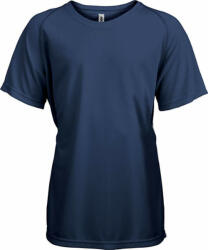 Proact Gyerek póló Proact PA445 Kids' Short Sleeved Sports T-Shirt -6/8, Sporty Navy