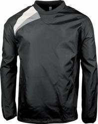 Proact Férfi pulóver Proact PA330 Adults' Rain Sweatshirt -4XL, Black/White/Storm Grey