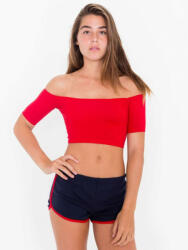 American Apparel Női nadrág American Apparel AA7301 Interlock Futónadrág -M, Navy/Red