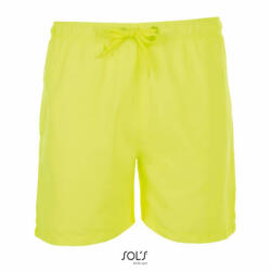 SOL'S Férfi rövid nadrág SOL'S SO01689 Sol'S Sandy - Men'S Swim Shorts -XS, Neon Yellow