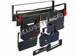 Victoria Technology Festékszalag 13 mm-es két orsós számológéphez, írógépekhez, VICTORIA TECHNOLOGY GR 51, fekete (GR. 51) - iroszer24