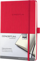 Sigel Jegyzetfüzet, exkluzív, A4, vonalas, 97 lap, keményfedeles, SIGEL "Conceptum", piros (CO645) - iroszer24