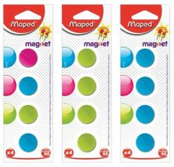 Maped Mágnes, kerek, 22 mm, MAPED, vegyes színek (052200) - iroszer24