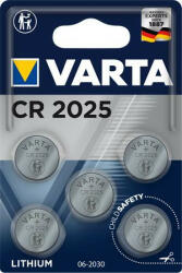 VARTA Gombelem, CR2025, 5 db, VARTA (6025101415) - iroszer24