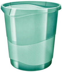 ESSELTE Papírkosár, 14 liter, ESSELTE "Colour'Breeze", áttetsző zöld (626290)