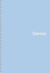 Shkolyaryk Publishing House Spirálfüzet, A5, kockás, 80 lap, PP borító, SHKOLYARYK "Genius Pastel", vegyes (A5-080-6804K)