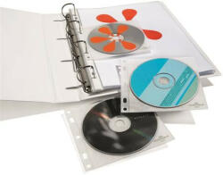DURABLE CD/DVD tartó zseb, lefűzhető, DURABLE (523919) - iroszer24