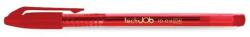 FlexOffice Golyóstoll, 0, 4 mm, kupakos, FLEXOFFICE "TechJob", piros (FO-016RED) - iroszer24