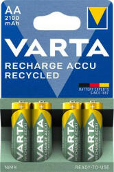 VARTA Tölthető elem, AA, ceruza, újrahasznosított, 4x2100 mAh, VARTA (56816101404) - iroszer24