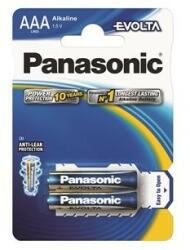 Panasonic Elem, AAA mikro, 2 db, PANASONIC "Evolta (LR03EGE-2BP/LR03EGE/2BP) - iroszer24