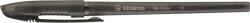 STABILO Golyóstoll, 0, 35 mm, kupakos, STABILO "Re-Liner", fekete (868/3-46)