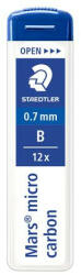 STAEDTLER Grafitbél, B, 0, 7 mm, STAEDTLER "Mars Micro Carbon 250 (250 07-B) - iroszer24