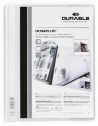 DURABLE Gyorsfűző, A4, széles, panorámás, DURABLE "DURAPLUS®", fehér (257902) - iroszer24