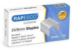 Rapesco Tűzőkapocs, 24/6, horganyzott, RAPESCO (S24607Z3) - iroszer24