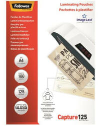 Fellowes Meleglamináló fólia, 125 mikron, A4, fényes, 100 db, FELLOWES (5307407) - iroszer24