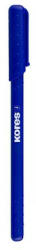 Kores Golyóstoll, 1, 0 mm, kupakos, háromszögletű, KORES "KOR-M", kék (37012)