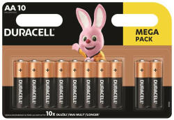 Duracell Elem, AA ceruza, 10 db, DURACELL "Basic (10PP110027/10PP100057) - iroszer24