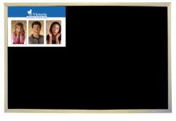 Victoria Visual Krétás tábla, fekete felület, nem mágneses, 60x90 cm, fakeret, VICTORIA VISUAL