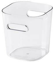 SMARTSTORE Műanyag tárolódoboz, 0, 6 liter, SMARTSTORE "Compact Clear Mini", átlátszó (11790) - iroszer24