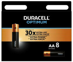 Duracell Elem, AA ceruza, 8 db, DURACELL "Optimum (10PP110017) - iroszer24