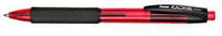Pentel Golyóstoll, 0, 35 mm, nyomógombos, PENTEL "Kachiri BK457", piros (BK457B-B)