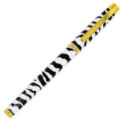 Pukka Pad Golyóstoll, 0, 7 mm, kupakos, PUKKA PAD "Wild Premium Zebra", fekete (8931-WLD(ZA)) - iroszer24