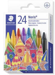 STAEDTLER Zsírkréta, STAEDTLER "Noris 220", 24 különböző szín (220 08 C24 PE/220 NC24) - iroszer24