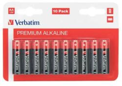 Verbatim Elem, AA alkáli, 10 db, VERBATIM "Premium (49875)