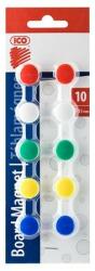 ICO Mágneskorong, 15 mm, 10 db, ICO "JY-15", 5 szín (7570863000) - iroszer24