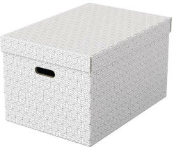 ESSELTE Tárolódoboz, L méret, ESSELTE "Home", fehér (628286) - iroszer24