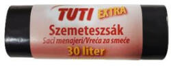 TUTI Szemeteszsák, extra erős, 30 l, 20 db, 50x60 cm, 15 , TUTI "Extra", fekete (PDP_326) - iroszer24