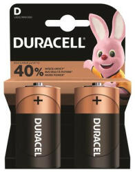 Duracell Elem, D góliát, 2 db, DURACELL "Basic (10PP110033/10PP100009) - iroszer24