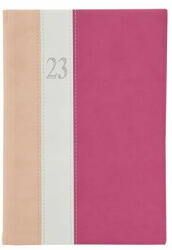 TopTimer Naptár, tervező, B5, heti, TOPTIMER "Fashion", rózsaszín-fehér-mályva (24T011F-EFE)