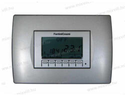 Fantini Cosmi CH143 digitális heti progr. termosztát MODUL-hoz 2. . . 40°C NM39 szerelőkeretbe, 3 modul